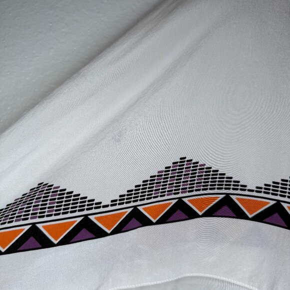 Vintage Y2K 00S BCBG White Sheer Bohemian Hippie Silk Kimono Wrap Top XS/S - Picture 6 of 10